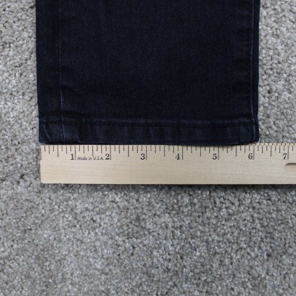 True Religion Geno Jeans Womens 12 Blue Relaxed Slim Cotton Stretch w/28" inseam - Picture 4 of 13